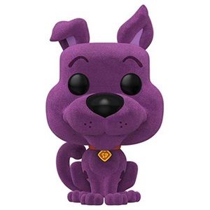 Purple Flocked Scooby Doo Funko Pop